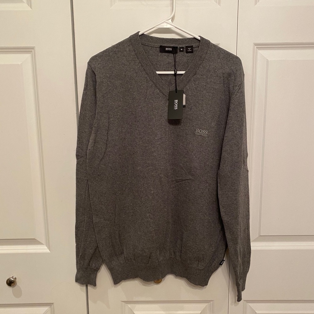 NEW Hugo Boss V-Neck Sweater